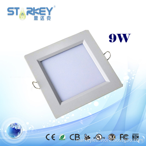High Quality Square 9W LED Panel Light with CE, RoHS, LVD